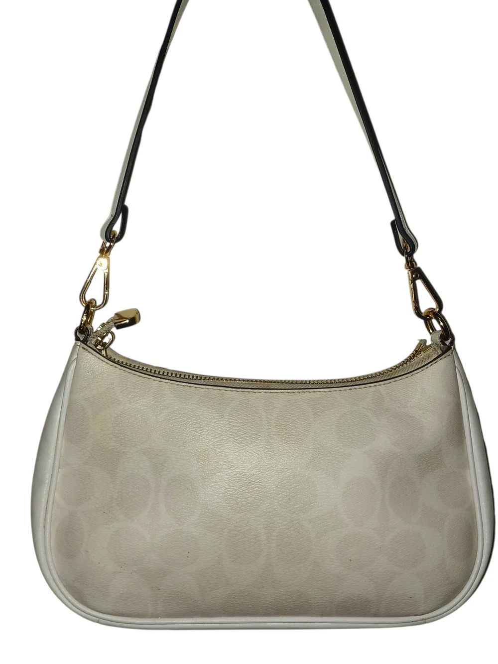Coach Cream/ White Teri (?) Shoulder Bag
